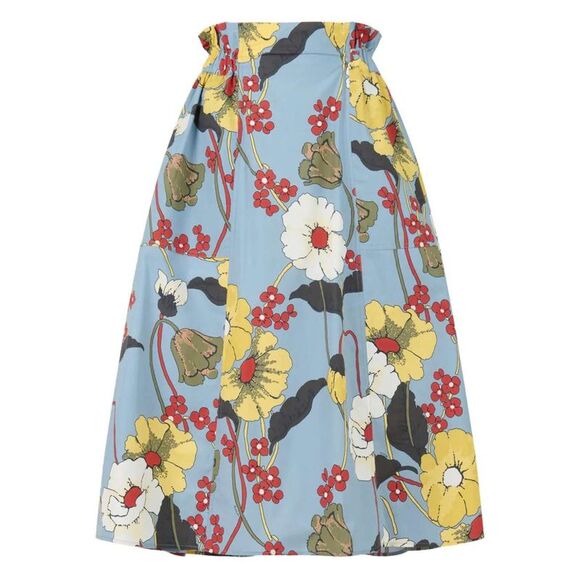 MARNI Dresses & Skirts - Marni Women Floral A-Line Midi Skirt